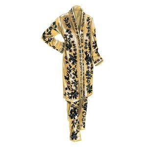J.Peterman Luminous Velvet Robe Set with pants